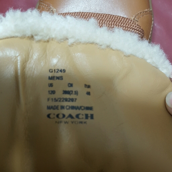 NWOT COACH LEATHER BOOTS - Picture 6 of 8